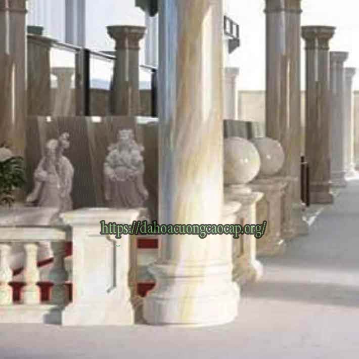 Cột tròn đá hoa cương