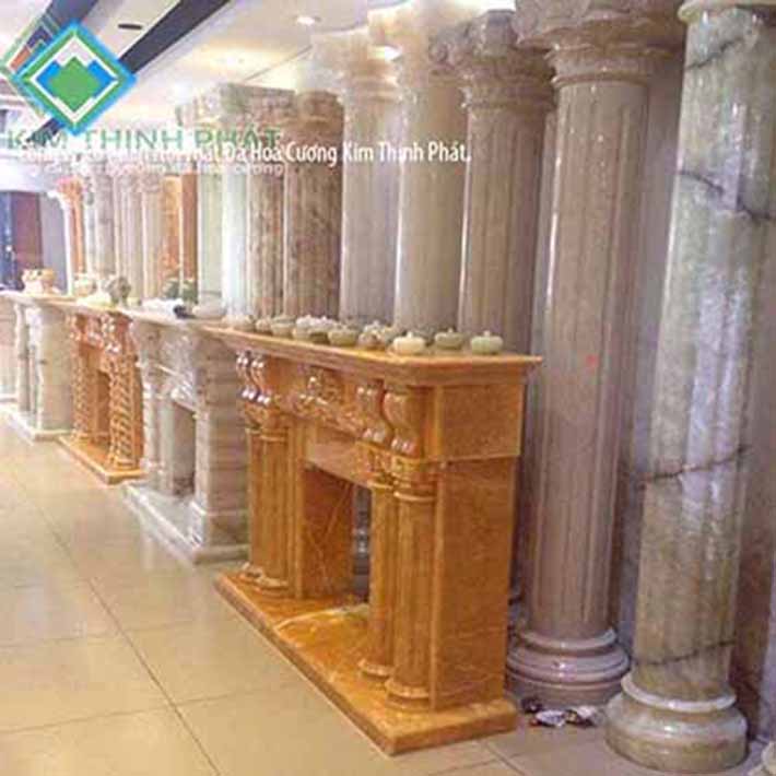 Cột tròn đá hoa cương